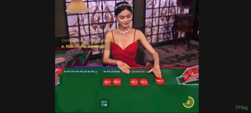 Cassino ao vivo da 399pg com dealers reais